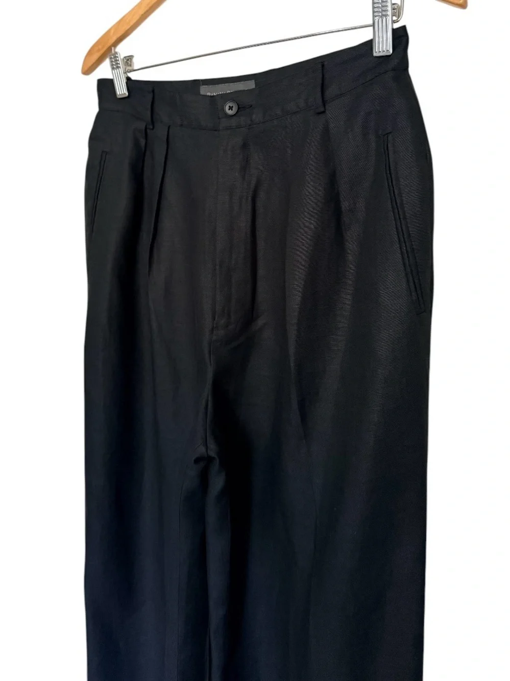 Banana Republic 100% Linen High Waisted Dress Pants - Black Size 12